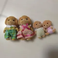 シルバニアファミリー 犬の人形4体セット