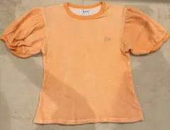 Lee ワッフル 半袖カットソー オレンジ M