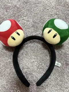 【USJ】スーパーキノコ/1UPキノコ　カチューシャ