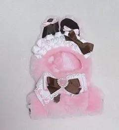 る*ぅ様 ぬい服　ピンク　10㎝　ちびぐるみ