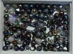 Y*u様 (あ)ビーズ まとめ売り ブラック系