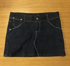 EVISU デニム ミニスカート ラインストーンのサムネイル