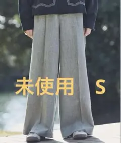 Casper John イミテーションリネンセミバギースラックス オリーブSのサムネイル