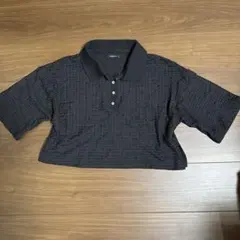 JEANASIS ポロシャツ 半袖 ブラックのサムネイル