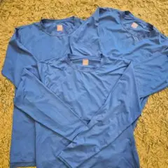 ZETT ゼットアンダーシャツ 青 S 3枚セット