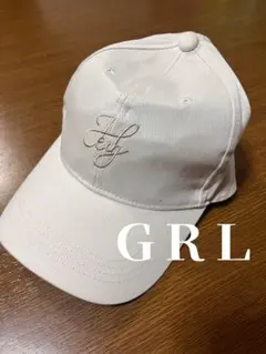 美品 GRL ホワイト 白 刺繍キャップ ストリート 帽子 グレイル ロゴのサムネイル