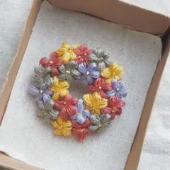 刺繍ブローチ ブローチ