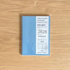 トラベラーズノート ダイアリー 2026 週間 パスポートサイズ ウィークリー