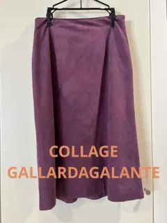 COLLAGE GALLARDAGALANTEパープル ロングスカート サイズF