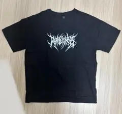 ブラック プリントロゴTシャツ サブカル パンク サブ地雷 XL