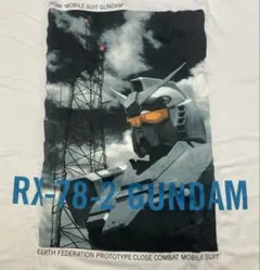 ユニクロ　機動戦士ガンダムTシャツ　RX-78-2 GUNDAM 白　L未使用のサムネイル