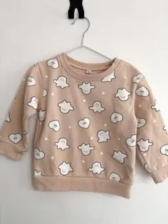 シナぷしゅ ぷしゅぷしゅ ベビー服トレーナー 長袖 保育園着女の子 90cm