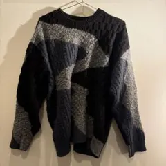HARE クレイジーパターン ケーブルニット セーターのサムネイル