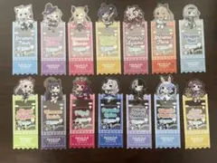 ホロライブ クリアしおりセット 14枚（チケット風デザイン）