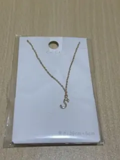 CHICA イニシャルネックレス S ゴールドカラーのサムネイル