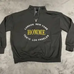 ハーフジップ HOMME