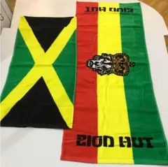 美品　STUSSY　ラスタ　ビーチタオル　レゲエ　　MIGHTY CROWN 美品 STUSSY ラスタ ビーチタオル レゲエ MIGHTY CROWN