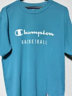 Champion バスケットボール Tシャツ Lサイズ ターコイズ