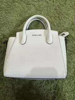 CHARLES & KEITH クラシック ダブルトップハンドルバッグ