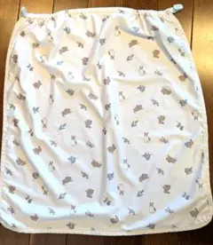 バースデイ　マルチケット　うさぎ　クリップ付き　授乳ケープやベビーカーに