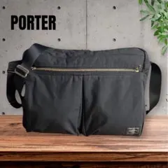 希少 PORTER × atmos CHECK メッセンジャー バッグ - メルカリ