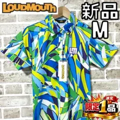【早い者勝ち✨】新品 ラウドマウス レディース 半袖 ポロシャツ Mサイズ 総柄のサムネイル