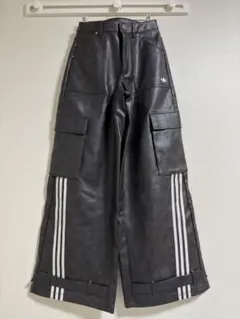 adidas ADILENIUM シーズン3 フェイクレザーパンツ　27インチのサムネイル
