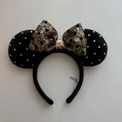 ディズニー　クリスマスカチューシャ　ベロア