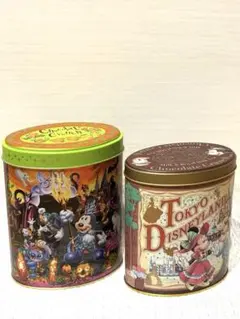 東京ディズニーリゾート　【チョコレートクランチお菓子缶】缶のみ２個セット