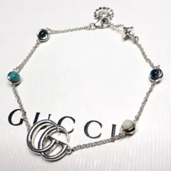 極美品☆GUCCI グッチ ブレスレット ダブルG マザーオブパール