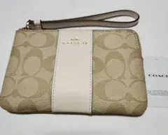 新品未使用。　COACH　 コーチ　コーナージップリストレット　コーチ　ポーチ