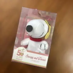 PEANUTS☆スヌーピーぬいぐるみ☆50周年　クリアボックス入り
