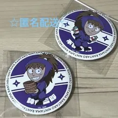 忍たま乱太郎　極楽湯　ラクスパ　缶バッジ　鉢屋　不破