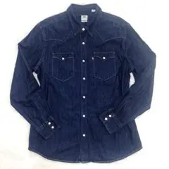 LEVI'S リーバイス ウエスタンシャツ スタンダード インディゴ 濃紺 L