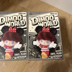 新品・未開封DIMOO WORLD x DISNEYぬいぐるみキーチェーン 2個