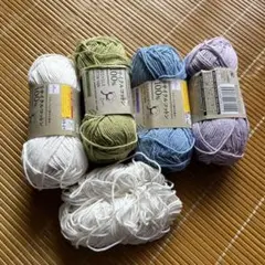 コットンヤーン　４色5点セット