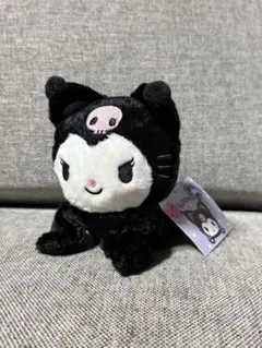 サンリオ　クロミ　黒猫　寝そべり　マスコット　ぬいぐるみ