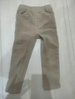 プティマインサイズ100コーデュロイ　ベージュくすみ