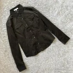 《 エムケークランプリュス 》カーキ コーデュロイ トップス サイズ40 長袖