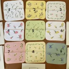 三越伊勢丹　MITSUKOSHI 花柄　ハンカチ　8枚まとめ売りから