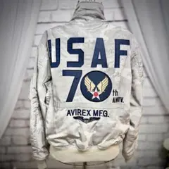【AVIREX】USAF 70th Anniversary MA-1　メンズ　L