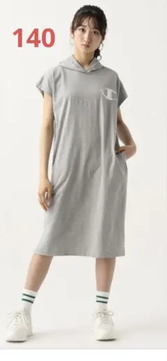 ☆champion×repipi☆フードワンピース　140