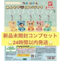 新品 クレヨンしんちゃみんなでクマパジャマ めじるしアクセサリー コンプ セット