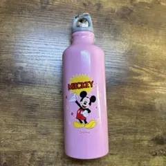 Disney ミッキーマウス アルミボトル 水筒 新品 ピンク