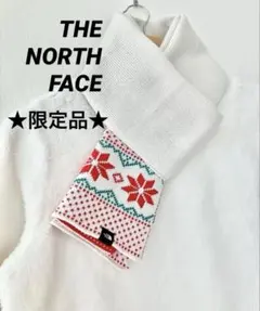 新品★海外限定 The North Face ニットマフラー 男女兼用　箱付き