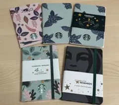 スターバックス モレスキン ノート 5冊セット　starbucksのサムネイル