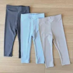 ベビーレギンス 3色セット 9-12M