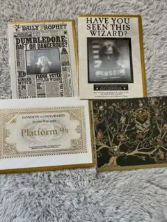 ハリーポッター　ポストカード4枚