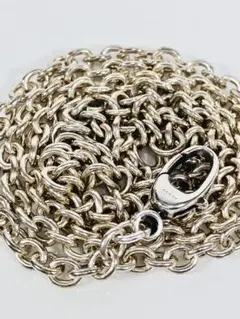 【美品！送無】GUCCI オーバルチェーン ネックレス 男女兼用　SV925