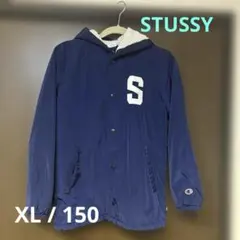 STUSSY ネイビー ジャケット XL/150